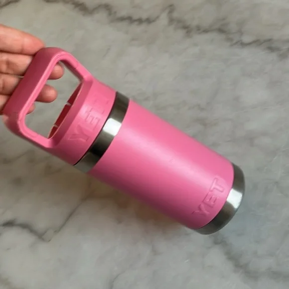 YETI RAMBLER JR. 12 OZ KIDS WATER BOTTLE PINK - Picture 15 of 16